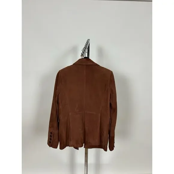 BERNARDO Women's SUEDE Jacket cinnamon Genuine Leather - Picture 3 of 7